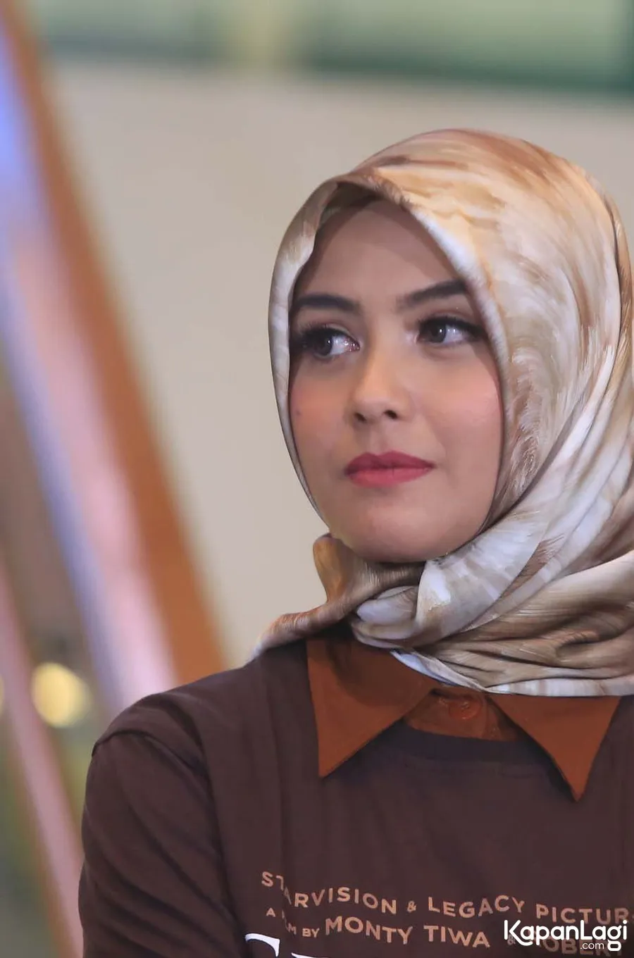 Revalina S. Temat mengaku bahwa setelah berhijab dia mendapatkan lebih banyak tawaran berakting © KapanLagi.com/Agus Apriyanto