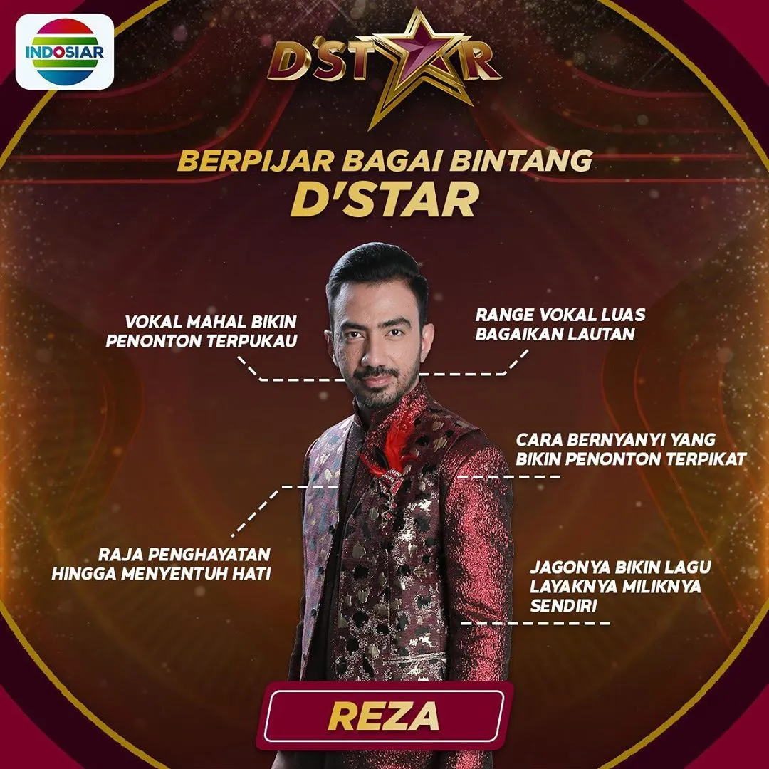 Reza ©instagram.com/indosiar