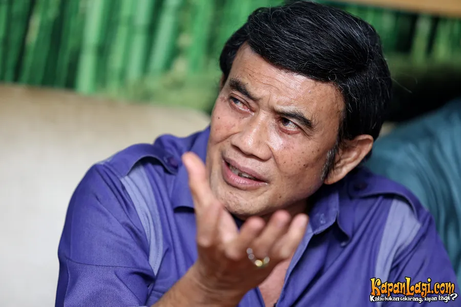 Rhoma Irama gabungkan dewan syuro dan dean pembina dalam satu partai. ©KapanLagi.com/Agus Apriyanto
