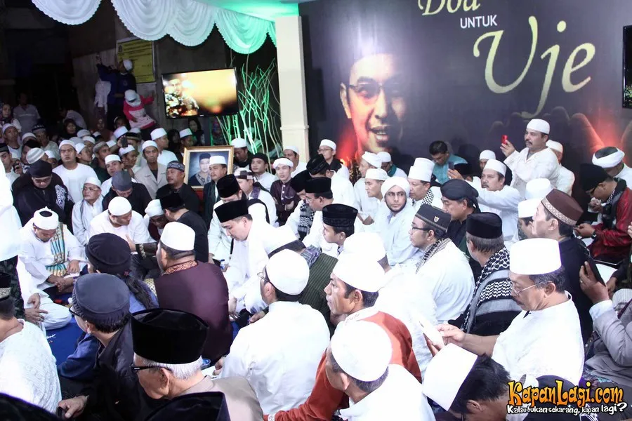 Suasana Acara Tujuh Hari Almarhum Uje @Foto: KapanLagi.com/Acat