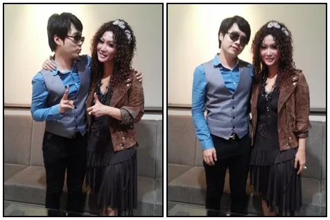 Ricky Ujung senang ketemu Inul @twitter.com/rickyujung