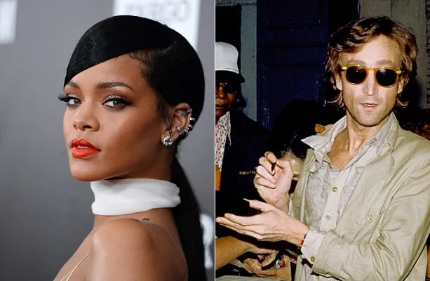 Rihanna vs John Lennon @ dailymail.co.uk