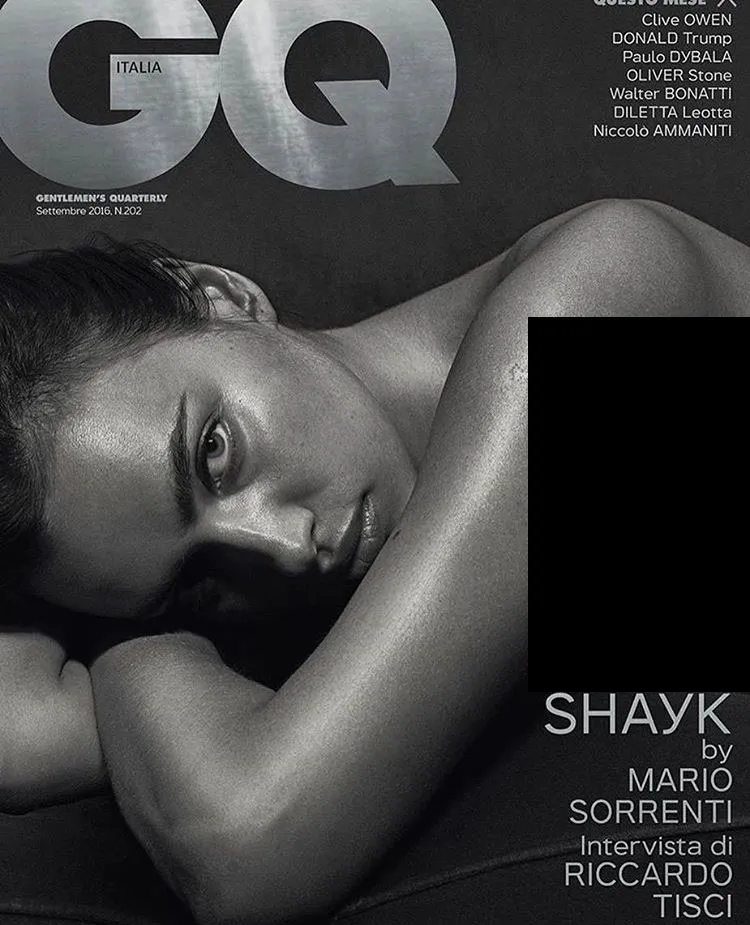 Irina Shayk tampil topless @ GQ