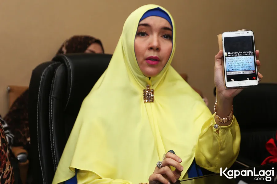 Rima Idris bicara soal istri siri lain Ustaz Aswan © KapanLagi.com®/Budy Santoso