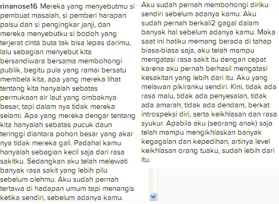 Curhatan panjang Rina Nose © Instagram.com/rinanose16