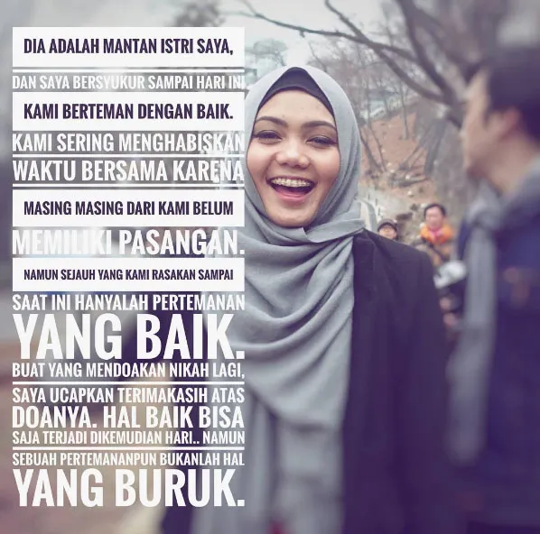 Rindwan mantan suami Rina Nose memberikan klarifikasi kedekatan mereka. © Instagram/ridwanfanwar