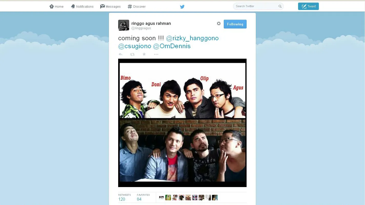 Para pemeran film JOMBLO kembali reuni ©twitter.com/ringgoagus
