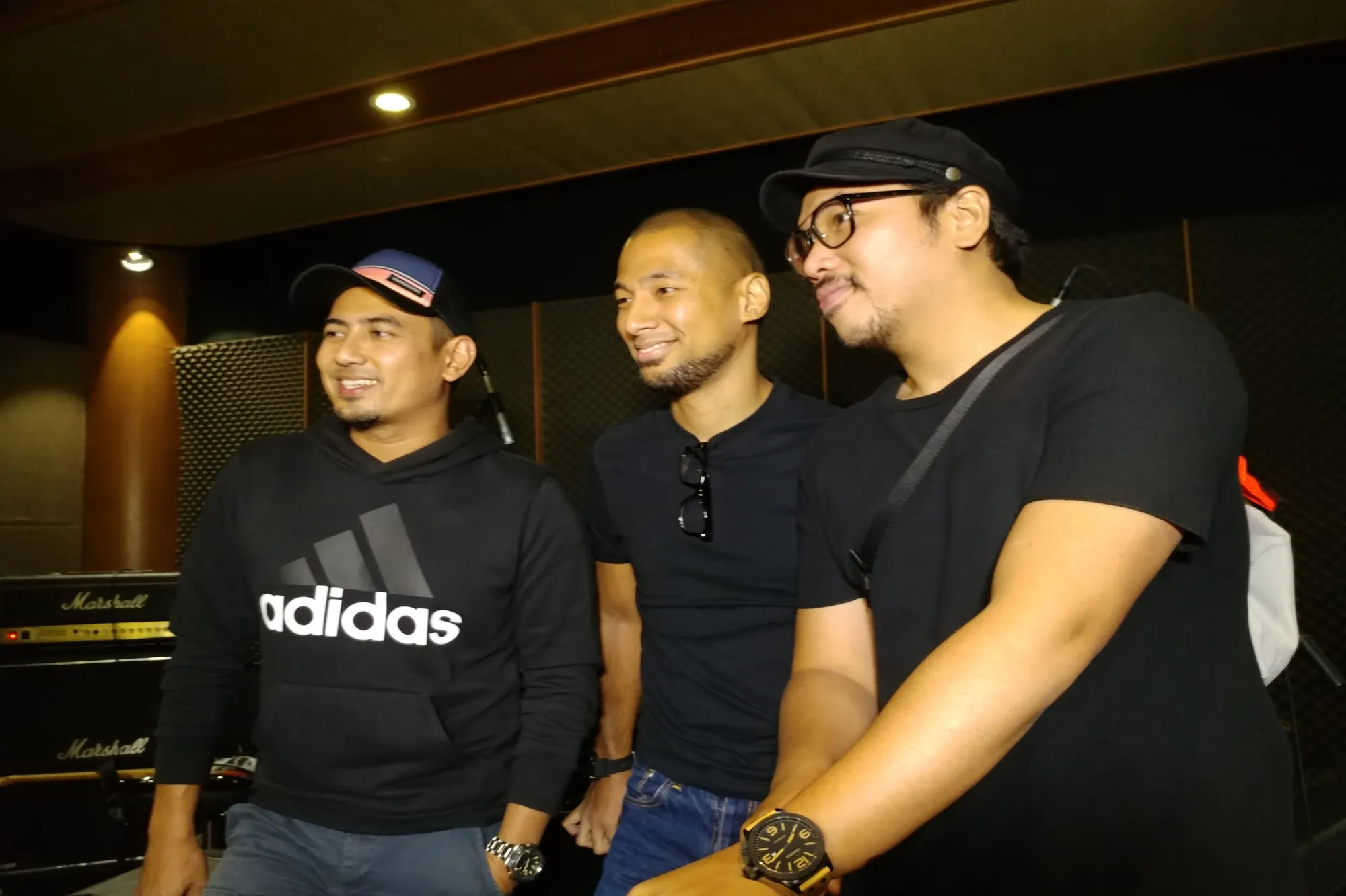 Rio Febrian, Marcell Siahaan dan Sammy Simorangkir bakal sajikan lagu-lagu bertempo cepat di konser Perjalanan Cinta © KapanLagi.com/Akbar Prabowo Triyuwono