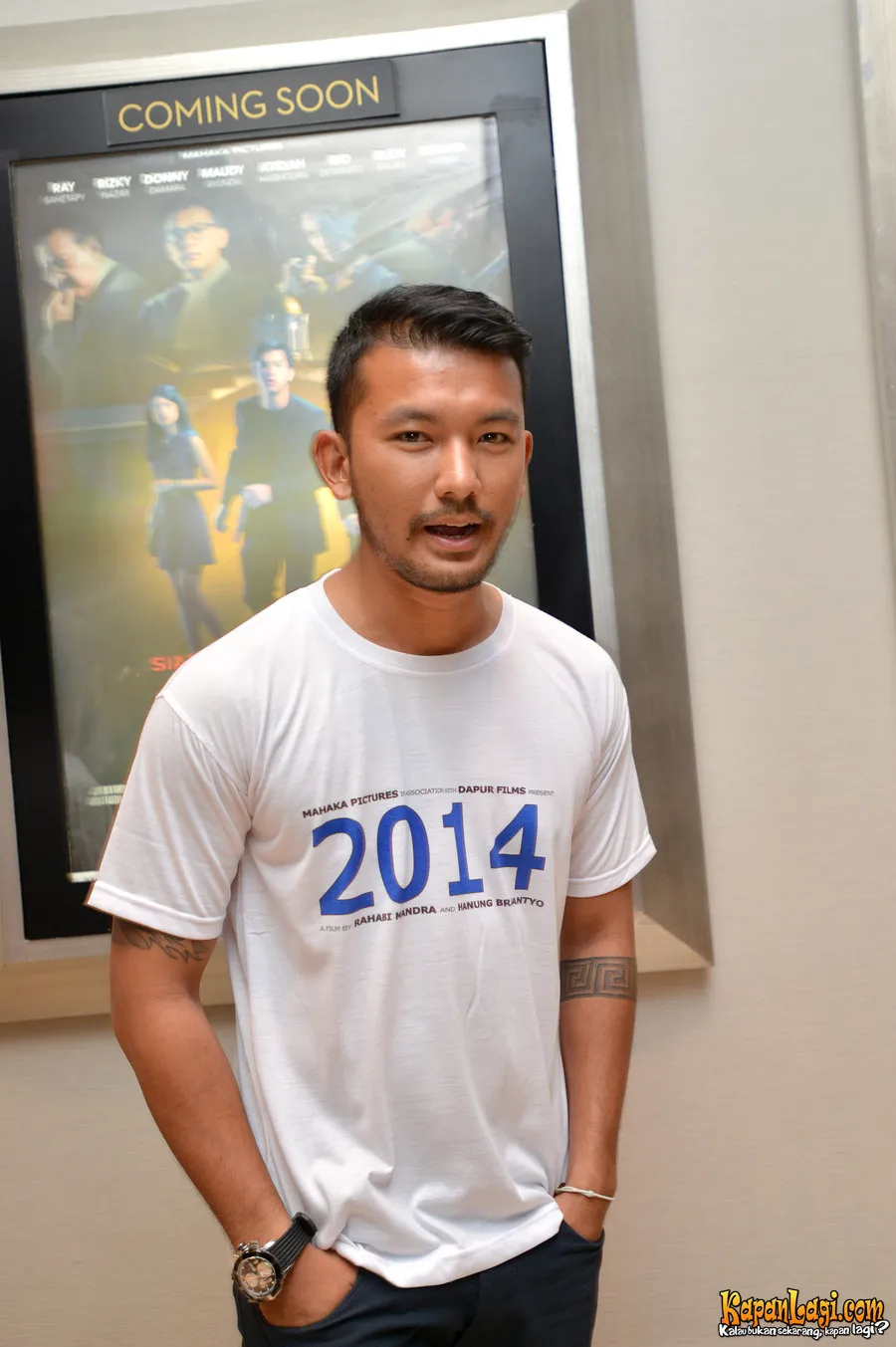 Rio Dewanto di screening film 2014 © KapanLagi.com®/Bambang E Ros