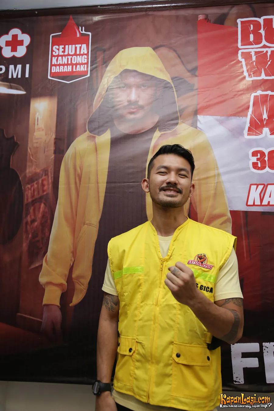Rio Dewanto berharap agar lebih aware terhadap donor darah © KapanLagi.com®/Agus Apriyanto