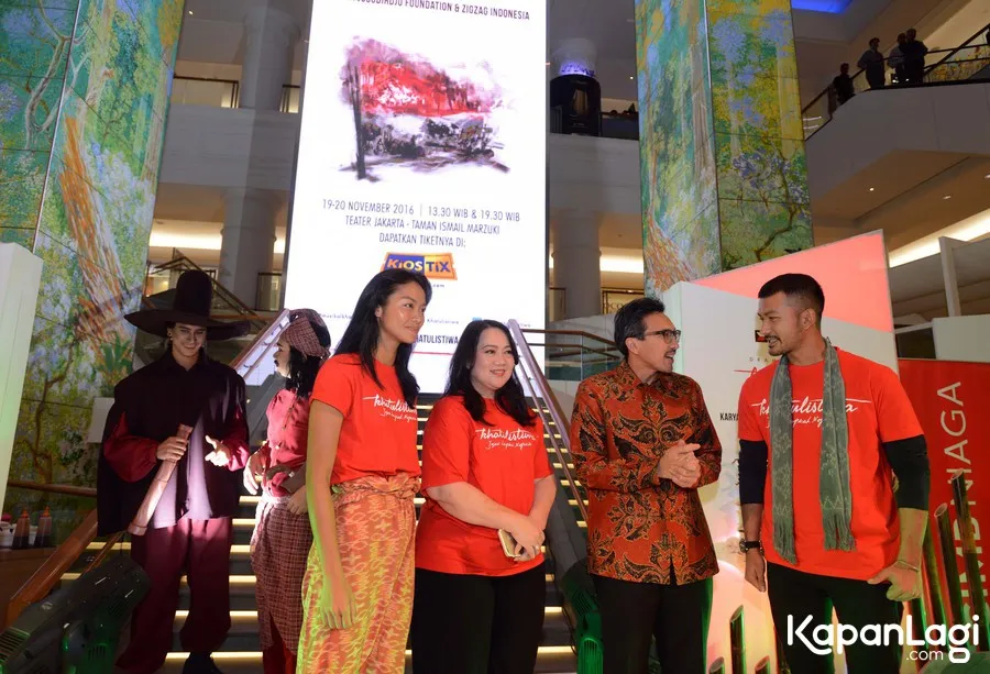 Rio Dewanto terlibat dalam teater Khatulistiwa. ŠKapanLagi.com/Muhammad Akrom Sukarya