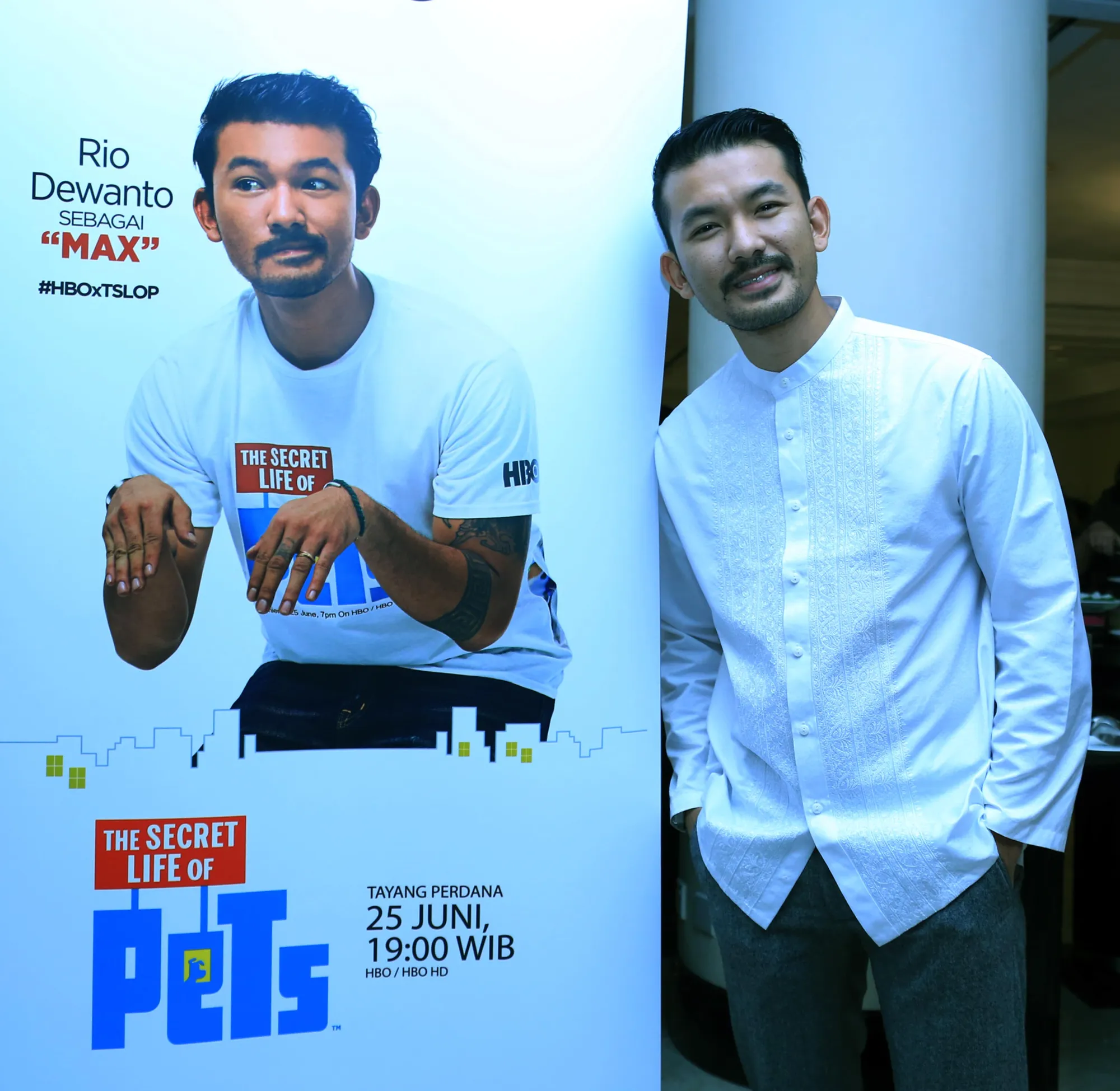 Rio Dewanto menunggu-nunggu kehadiran buah hati. ©KapanLagi.com/Muhammad Akrom Sukarya