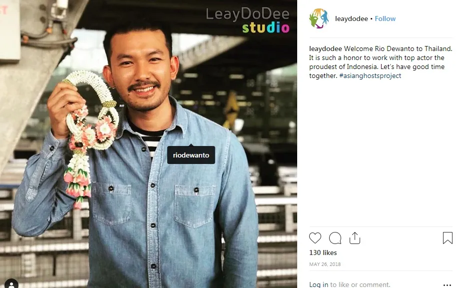 Rio Dewanto © instagram.com/leaydodee