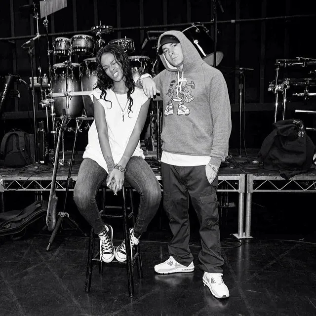 Rihanna & Eminem/Eminem Official Instagram©