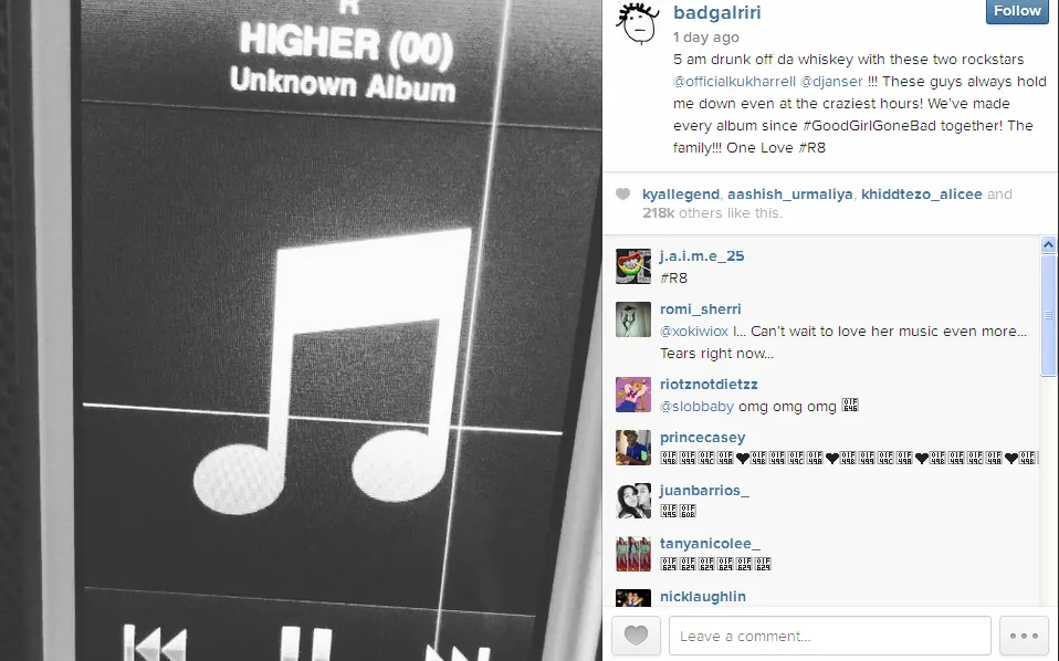 © Rihanna/instagram