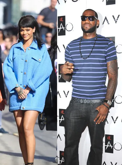 Rihanna dan LeBron James dikabarkan terbang dalam satu pesawat jet © Splashnews