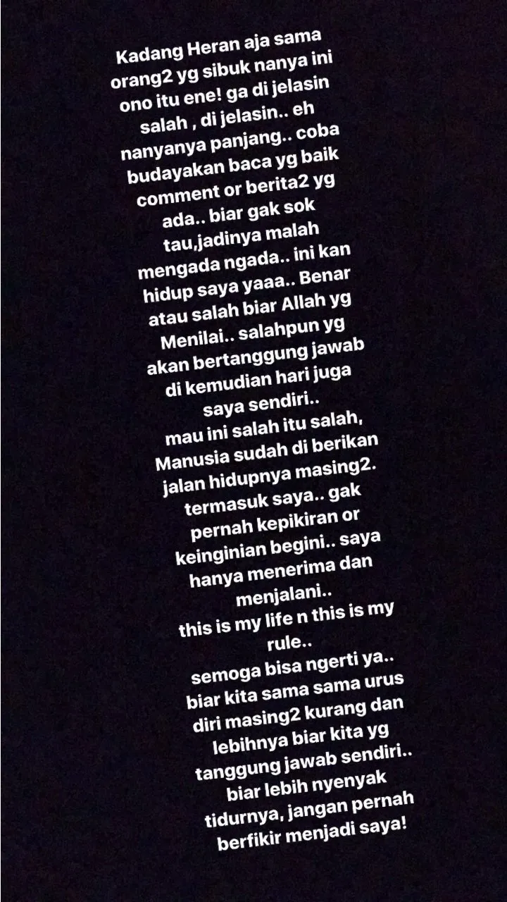 Curhatan Ririn ©instagram/ririnekawati