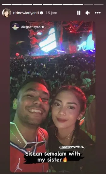 Ririn Dwi Ariyanti Nonton DWP 2022 (Credit: Instagram/ririndwiariyanti)