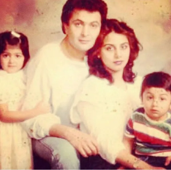 Ranbir Kapoor kecil, melongo unyu ya? ©instagram/instabollywood