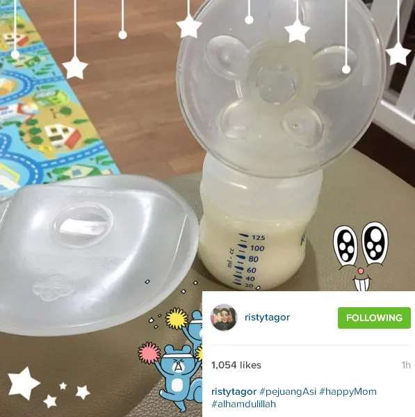 Risty Tagor melahirkan anak kedua dengan selamat. ©Instagram/ristytagor