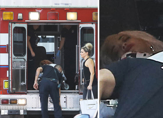 Rita Ora masuk rumah sakir @ fameflynet.com