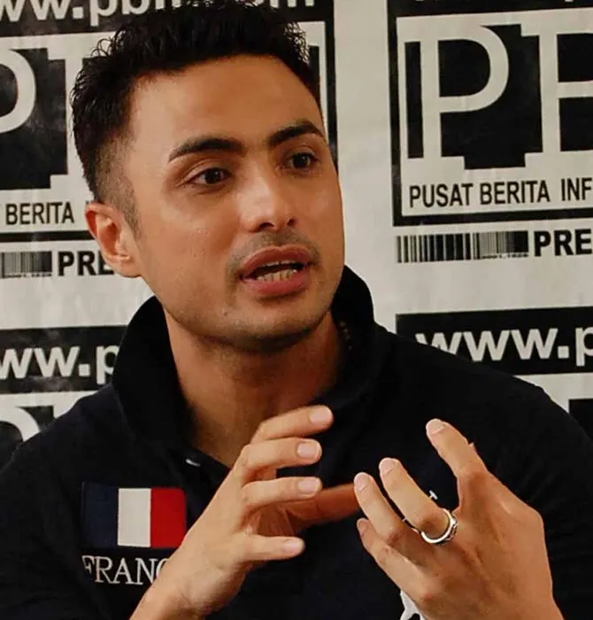 Rizal Djibran kini dalam kondisi sehat di balik jeruji besi. © KapanLagi.com