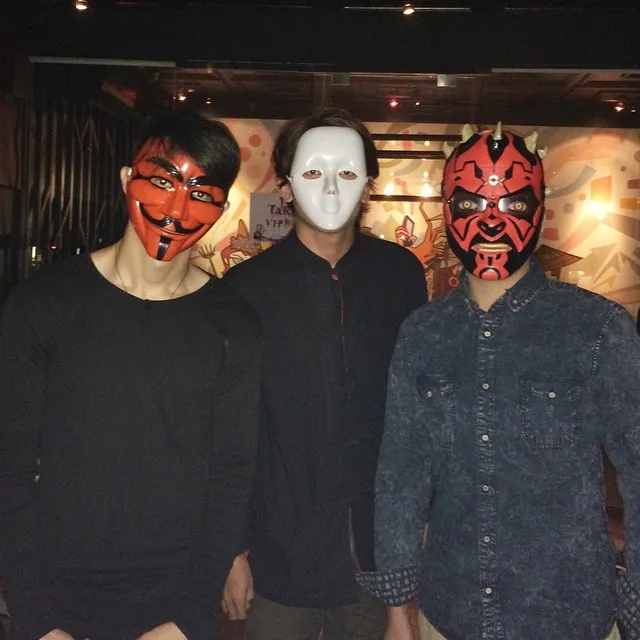 Para 'hantu' yang hadir di pesta ultah Riza - Detri / © Riza Official Instagram