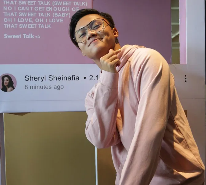 Rizky Febian belajar bahasa Inggris lebih mendalam lewat single terbarunya. © KapanLagi.com/Budy Santoso