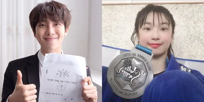 RM BTS dan Seo Ji Yeon © Istimewa