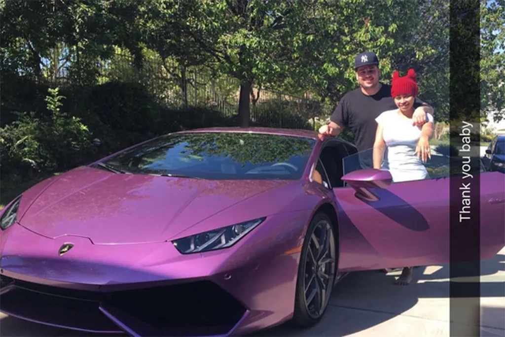 Rob Kardashian & Blac Chyna © E! Online