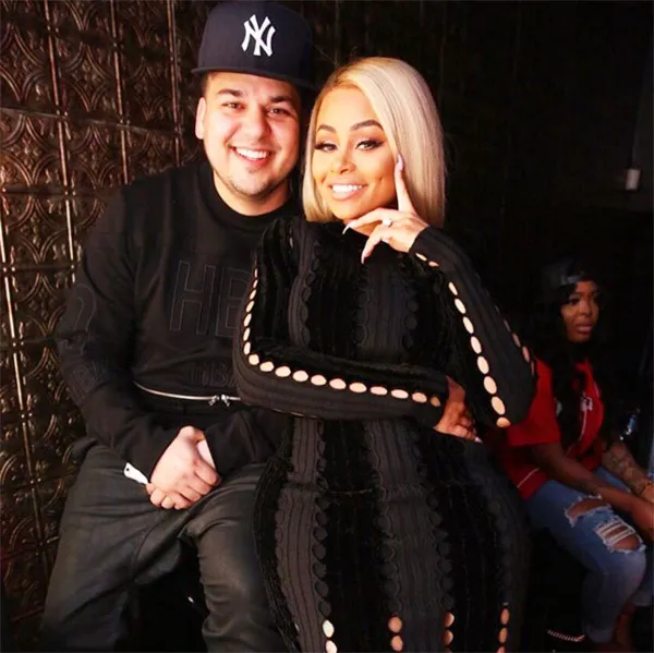 Rob Kardashian & Blac Chyna © eonline