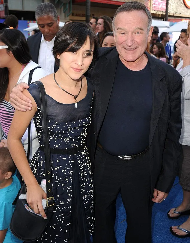 Foto Robin Williams dan putrinya @ istimewa