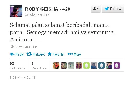 Foto: @roby_geisha