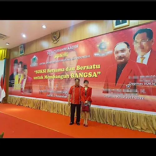 Roro Fitria juga aktif dalam kegiatan polotik. (cred: instagram/roro.fitria1989)