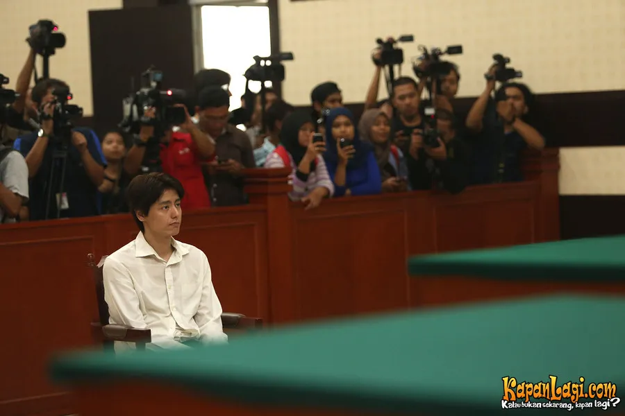 Roger berharap permohonannya dikabulkan majelis hakim. @KapanLagi.com®/Budy Santoso
