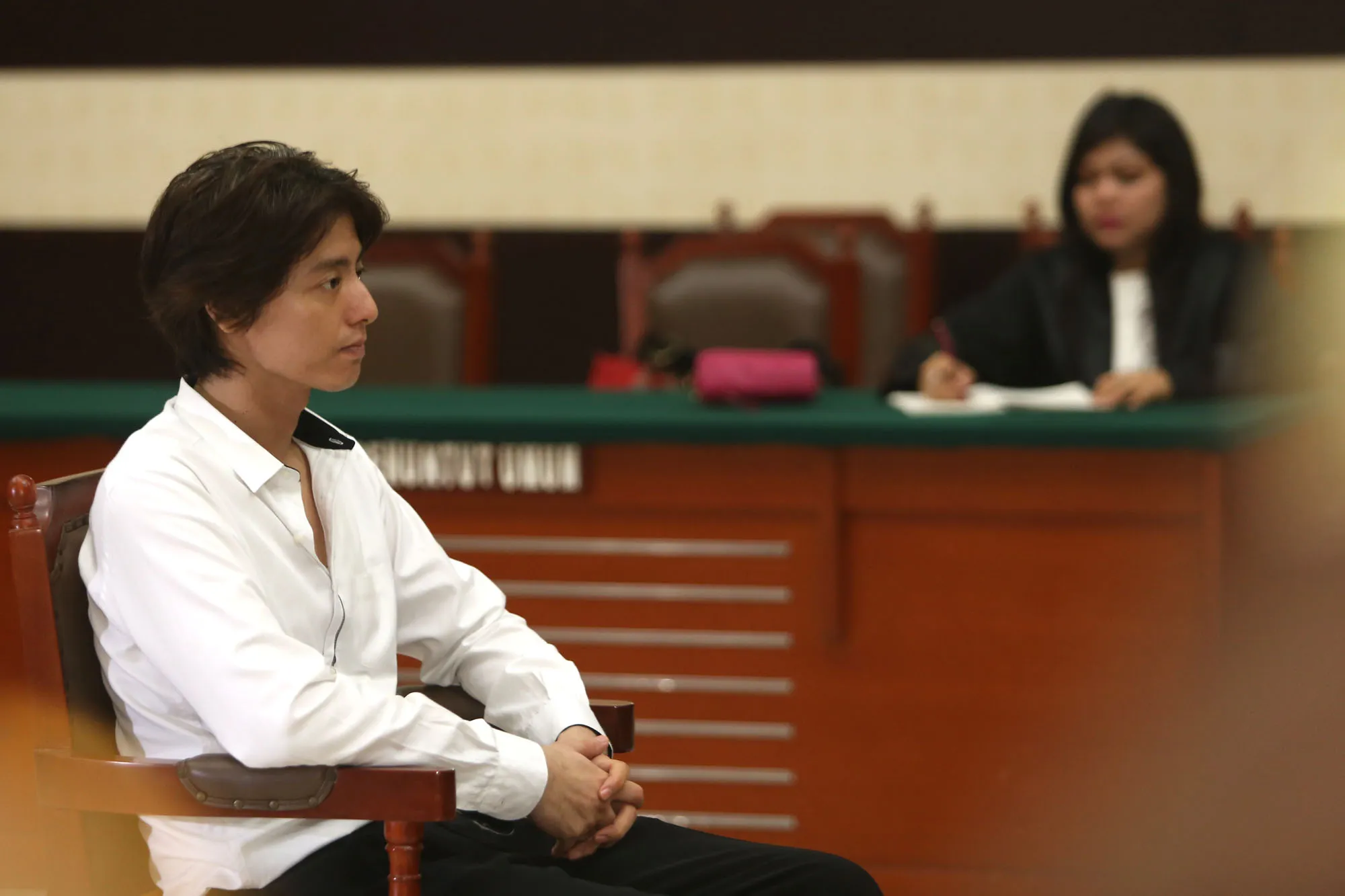 Roger Danuarta jalani persidangan. ©KapanLagi.com®/Busan