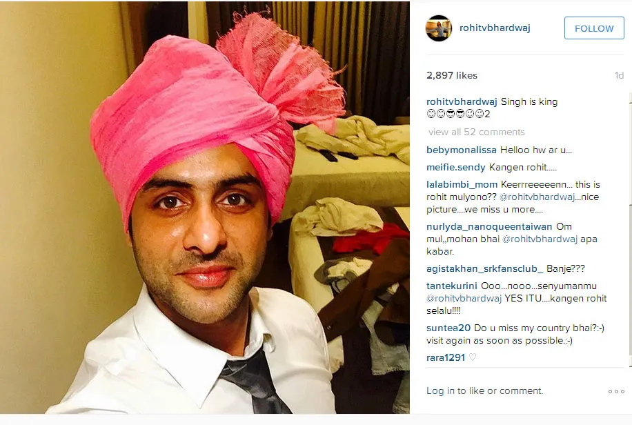 Ini dia penampilan unyu Rohit Bhardwaj © Instagram.com/rohitvbhardwaj 
