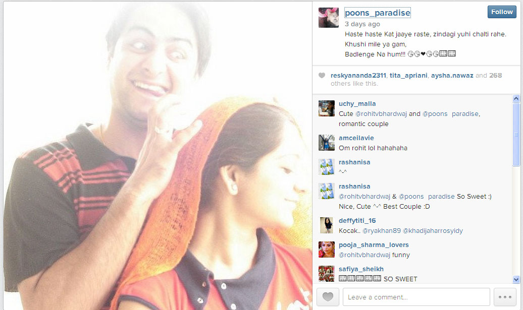 Ini dia ekspresi Rohit Bhardwaj pada sang istri, usil bukan main! @instagra...
