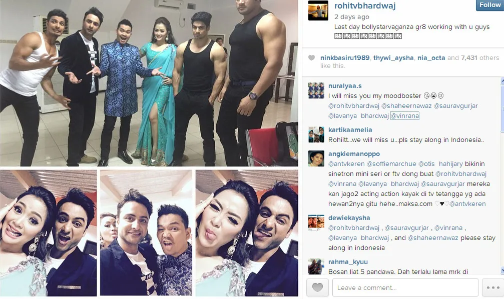 Ini dia keseruan Rohit di episode terakhir program televisinya yang disambut keharuan oleh fans @instagram.com/rohitvbhardwaj