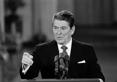 Ronald Reagan @foto: huffingtonpost.com