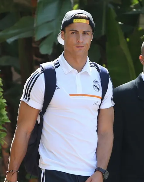 Cristiano Ronaldo @ justjared.com