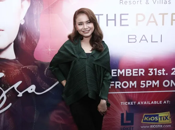 Selain menggelar konser, Rossa juga berencana liburan bersama keluarga besarnya di Bali. © KapanLagi.com/Fikri Alfi Rosyadi