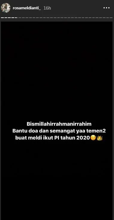 Credit: Instagram/rosameldianti_