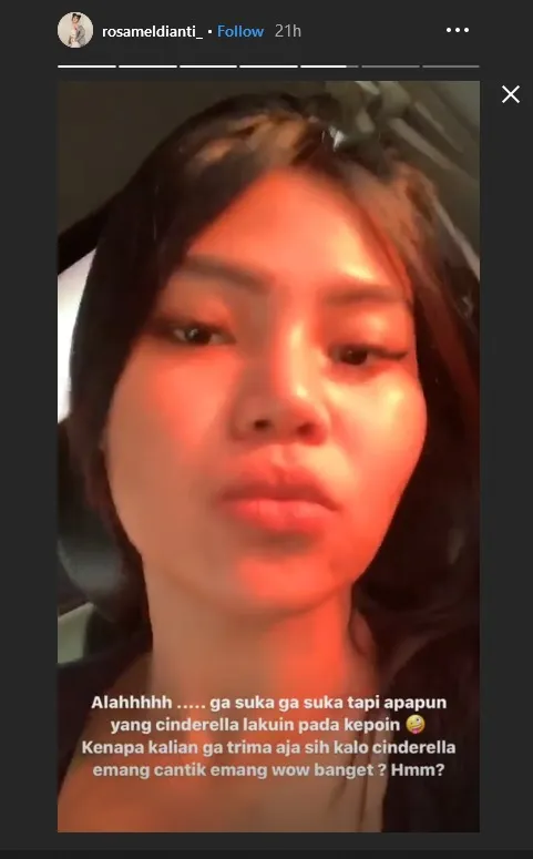 Stories Rosa Meldianti ©instagram.com/rosameldianti