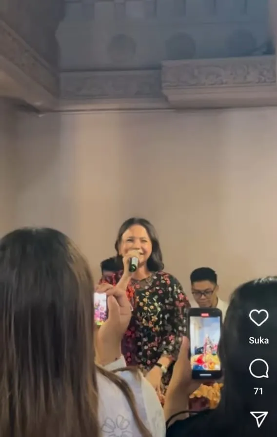 Potret Rossa di ulang tahun Anang (Sumber: Instagram/@mulanjameela1)