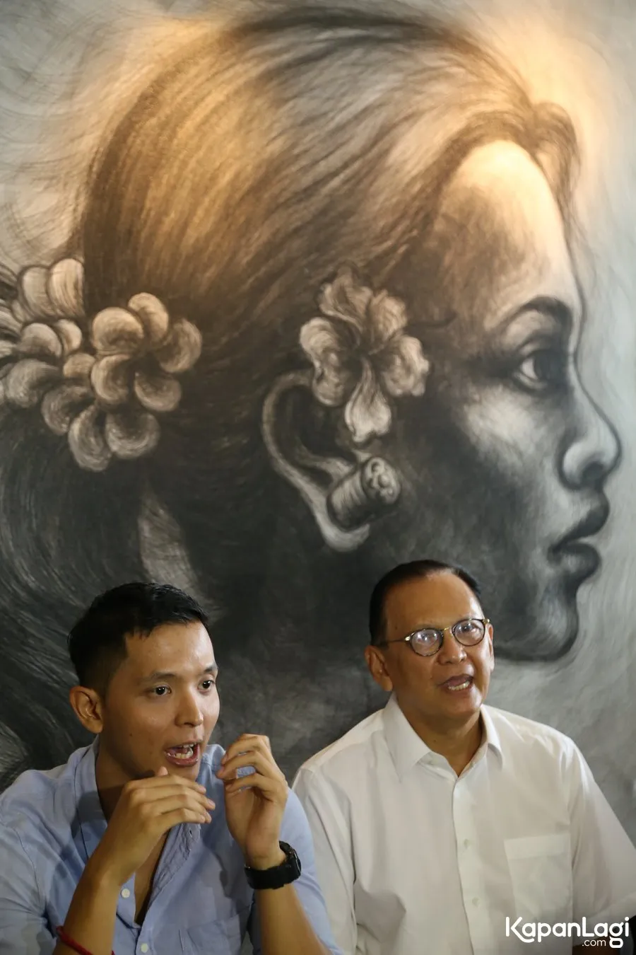 Adik Gading Marten ungkap kronologi hangout. © KapanLagi.com/Agus Apriyanto