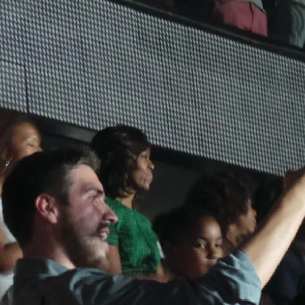 Michelle Obama di konser Beyonce. @twitter.