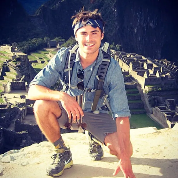 Zac Efron saat berada di Peru ©akun WhoSay Zac Efron
