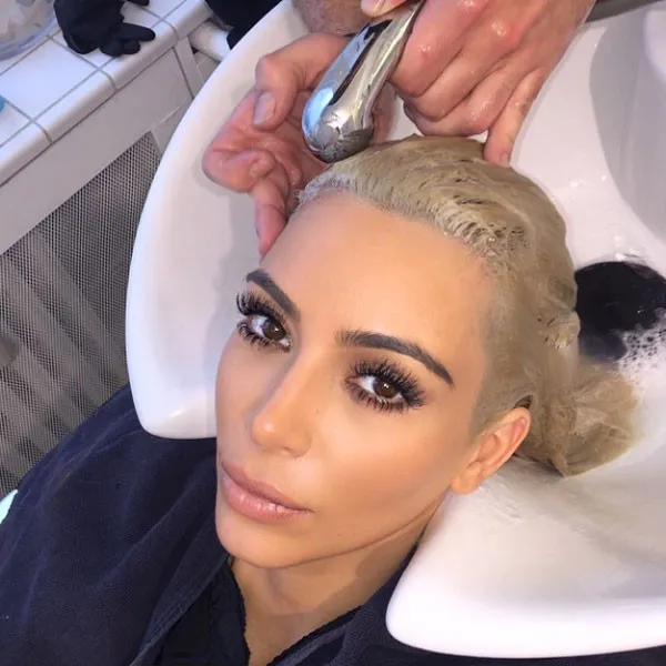 Demi rambut ini, Kim harus rogoh kocek cukup dalam. @instagram kim k