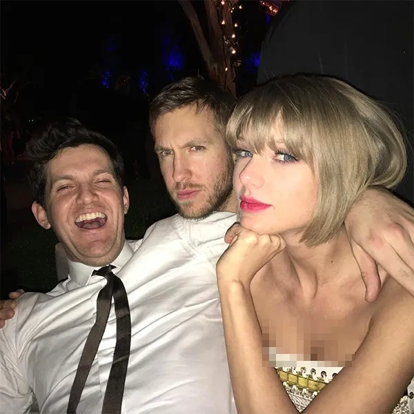 Tay dan Calvin terlihat menikmati suasana pesta © instagram.com/dillonfrancis